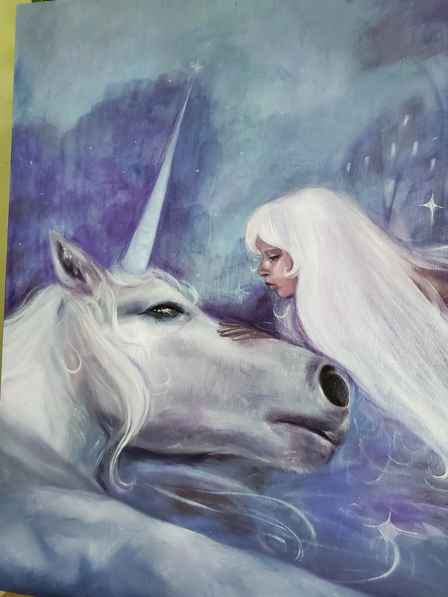 'The Last Unicorn' Original Oil Painting