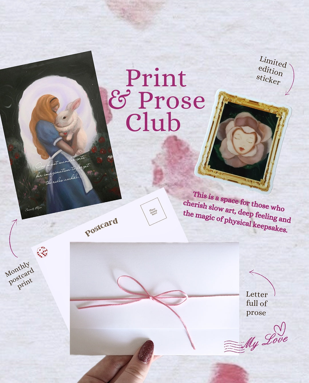Print & Prose Club - A monthly snail mail club
