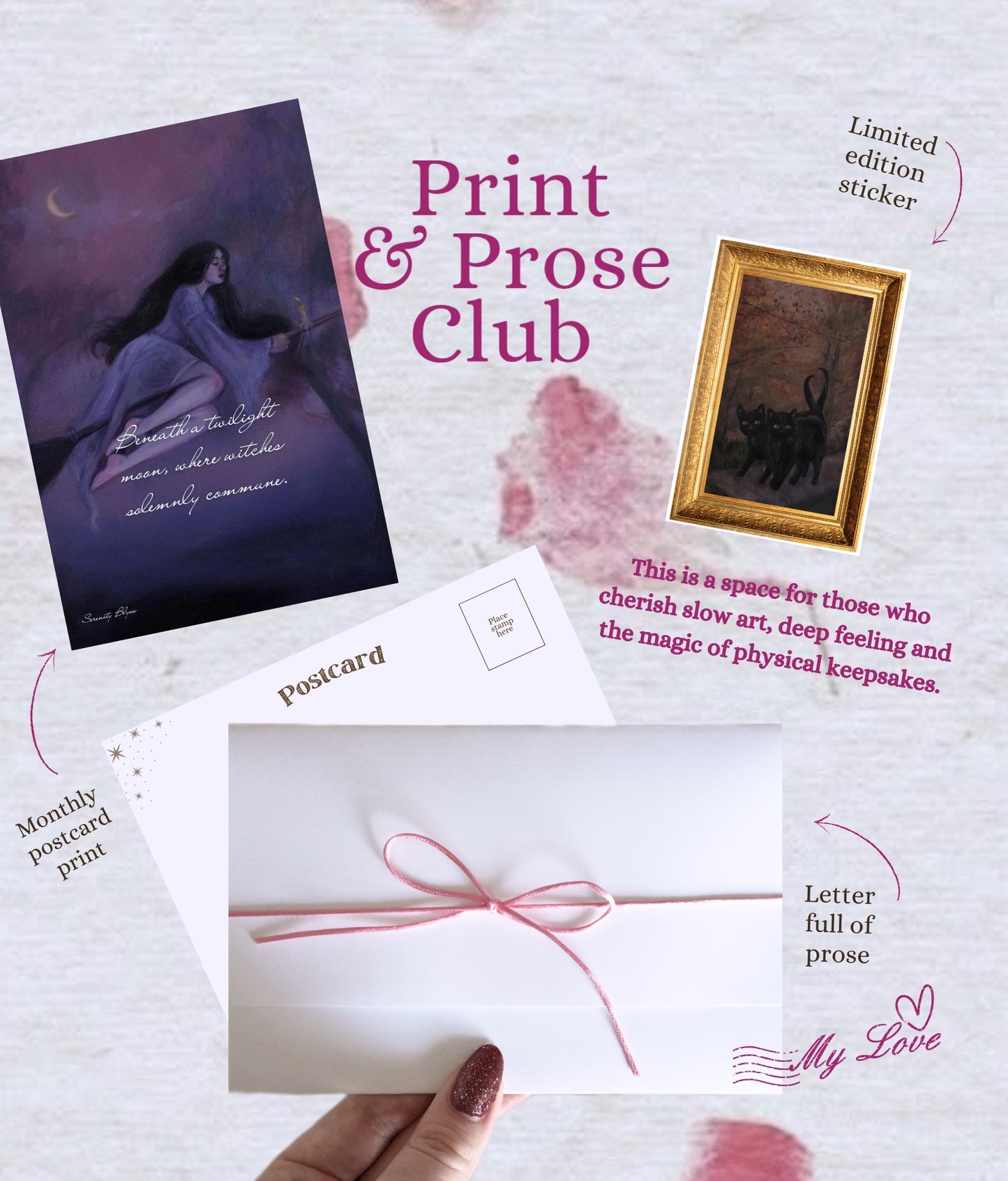 Print & Prose Club - A monthly snail mail club