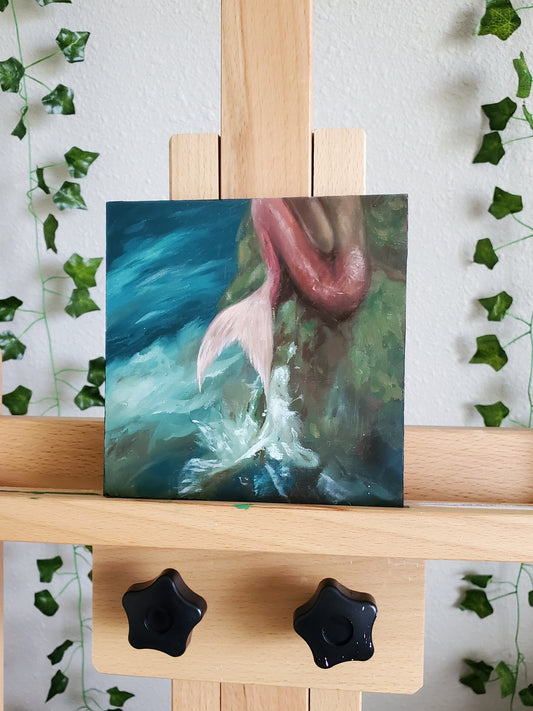 'Mermaids reprieve' Original Oil Painting