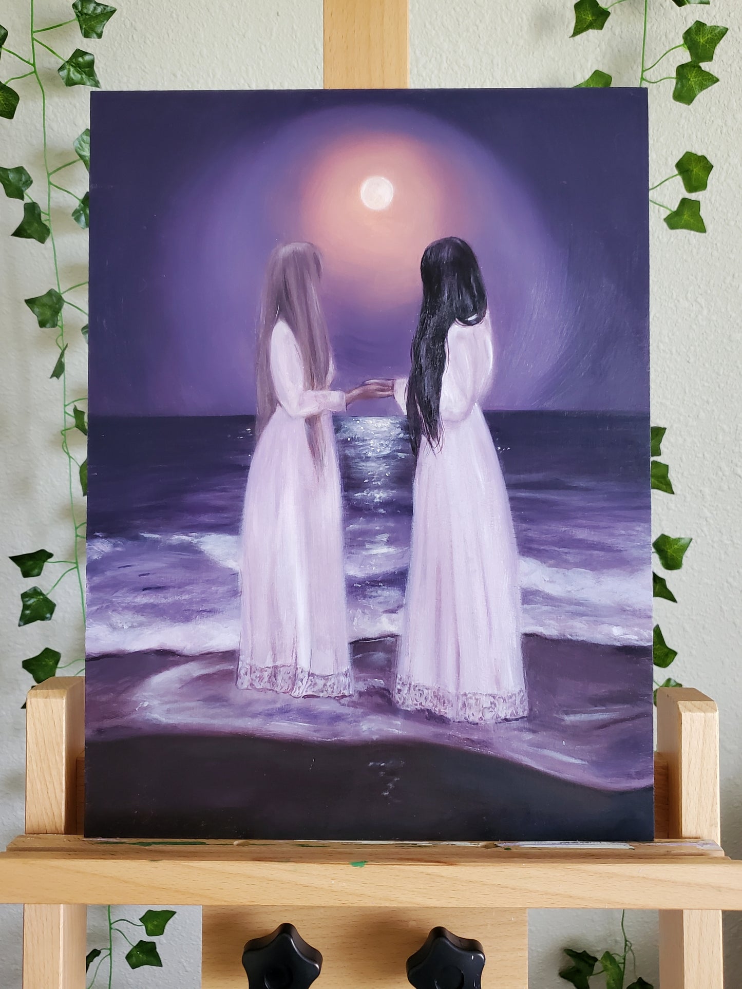 'Daughters of the Moon' Original Oil Painting