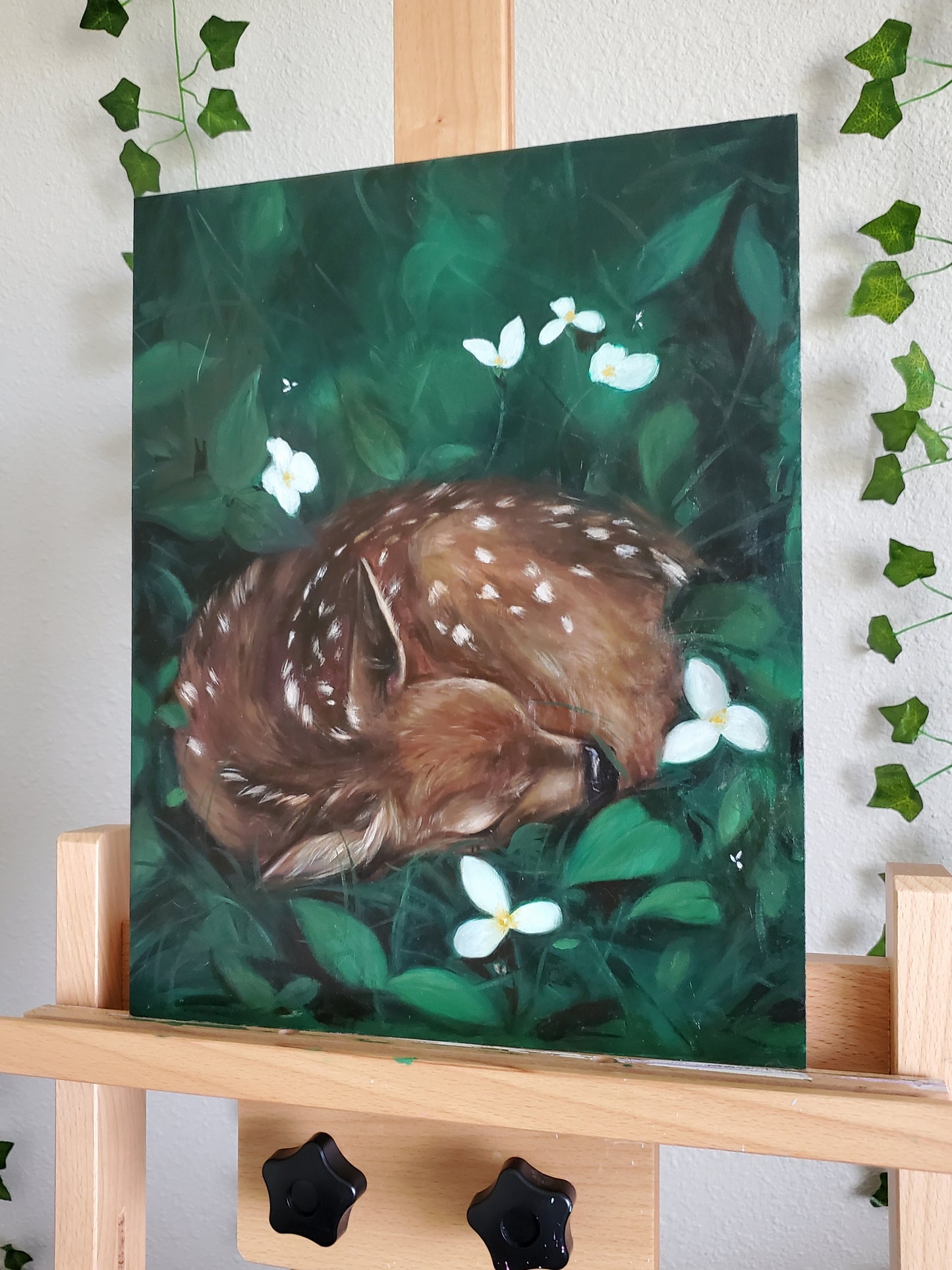 'The Fawn' Original Oil Painting