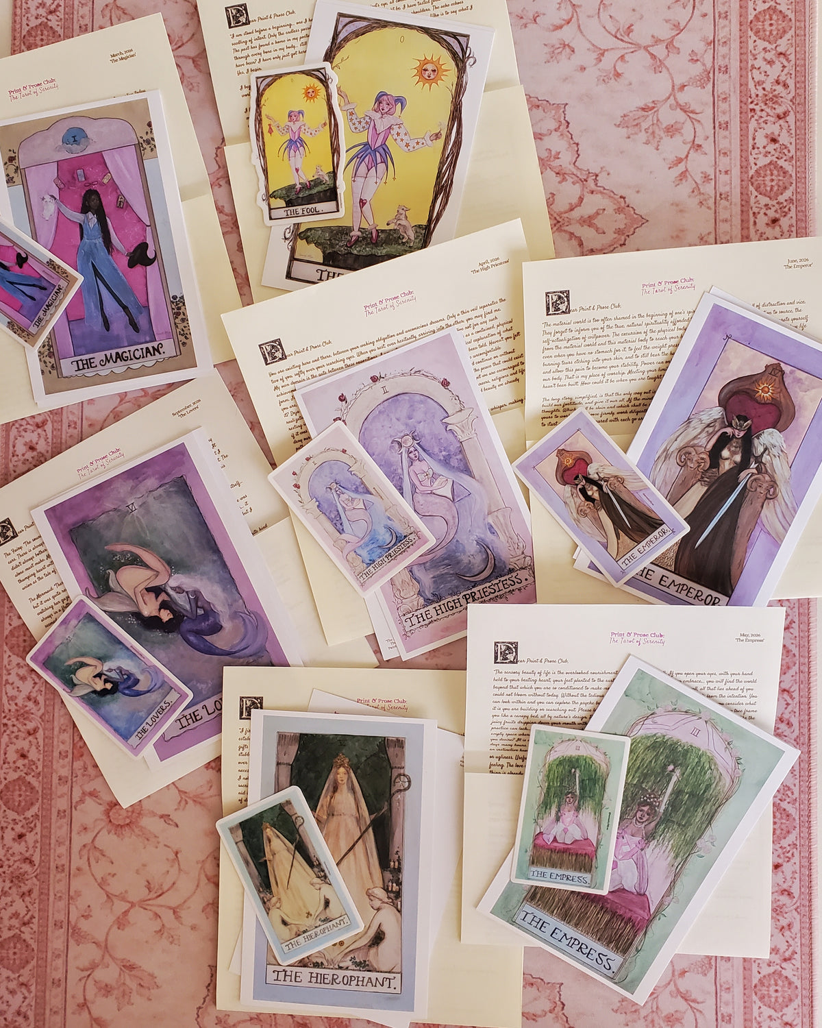 Print & Prose Club - A monthly snail mail club
