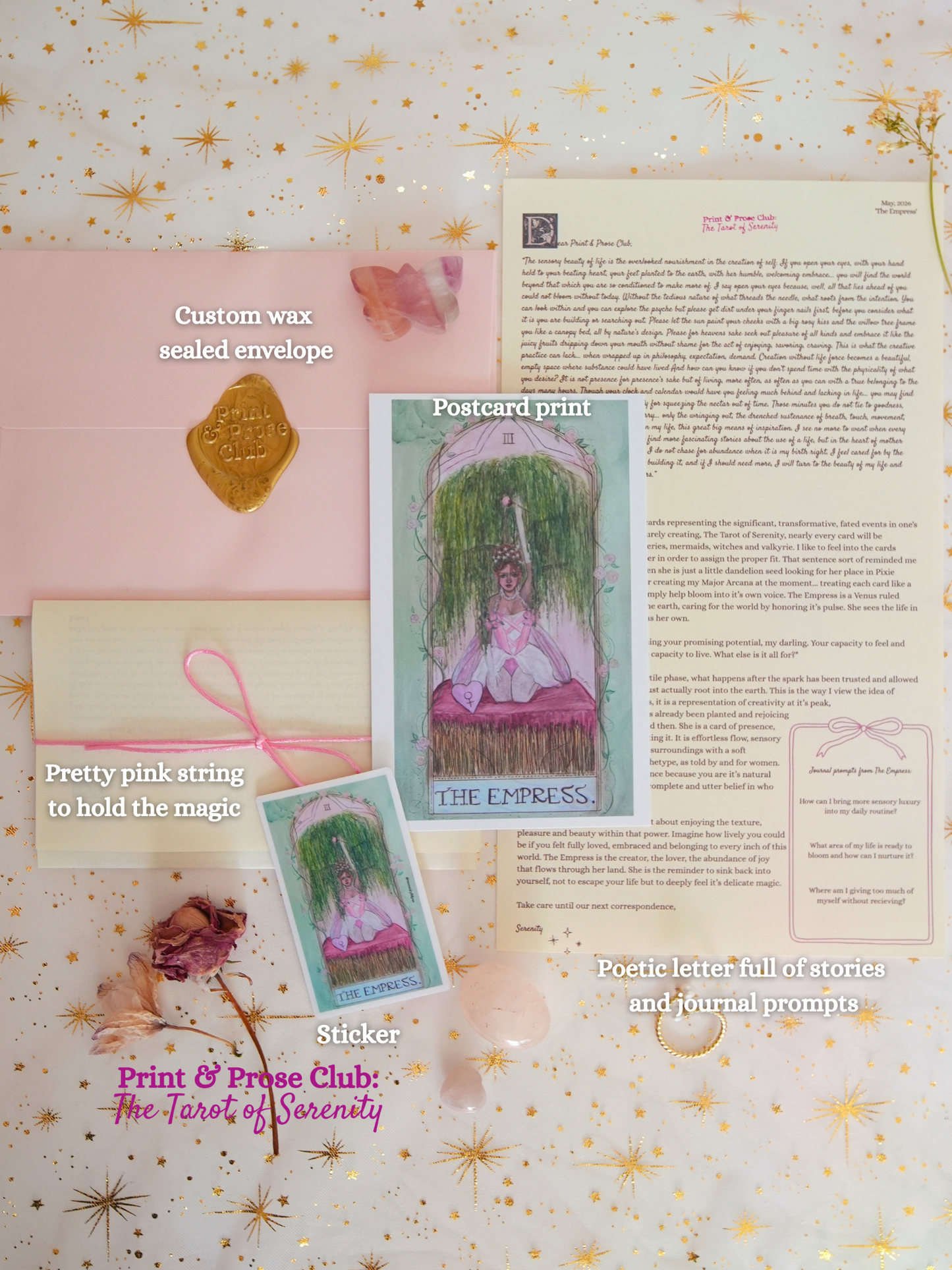 Print & Prose Club - A monthly snail mail club