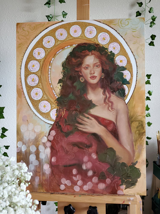 'La Emerald' Original Oil Painting
